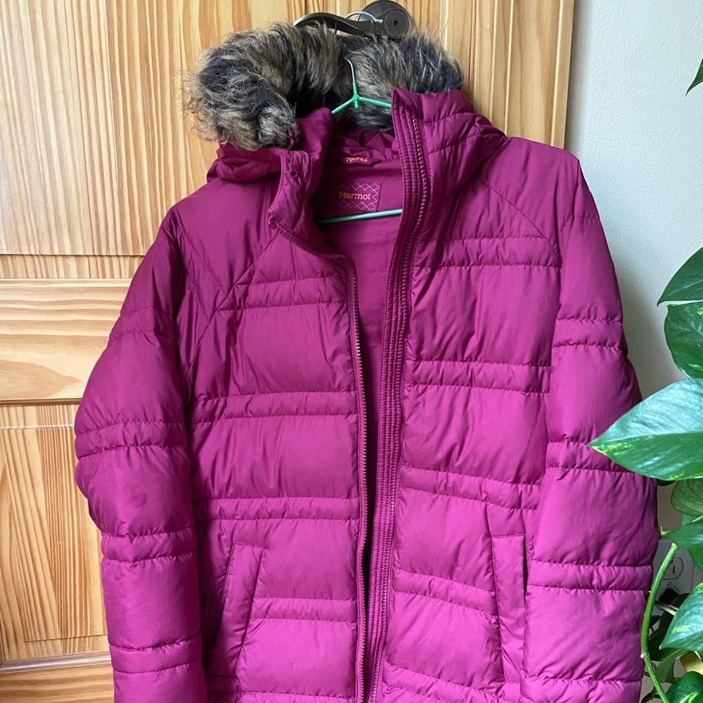 Marmot down jacket size L (10-12y)